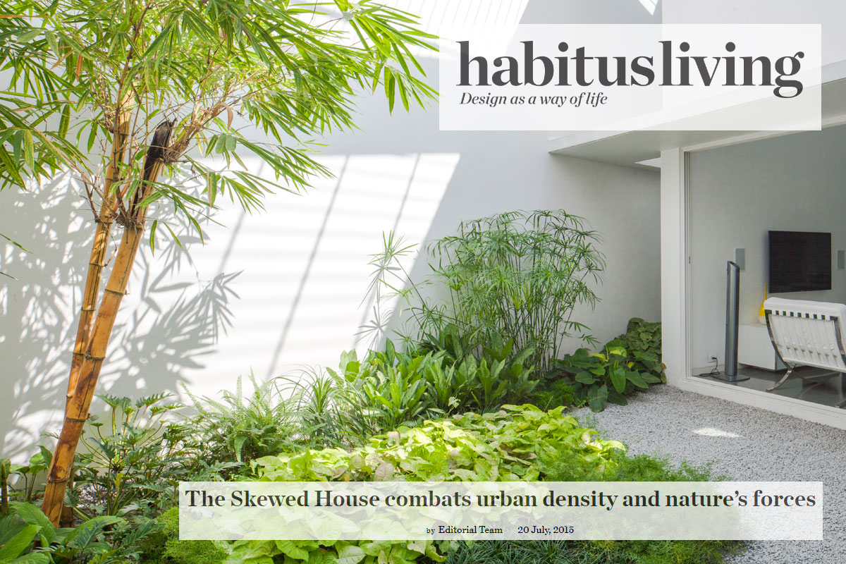 Habitus Living features ‘The Skewed House’