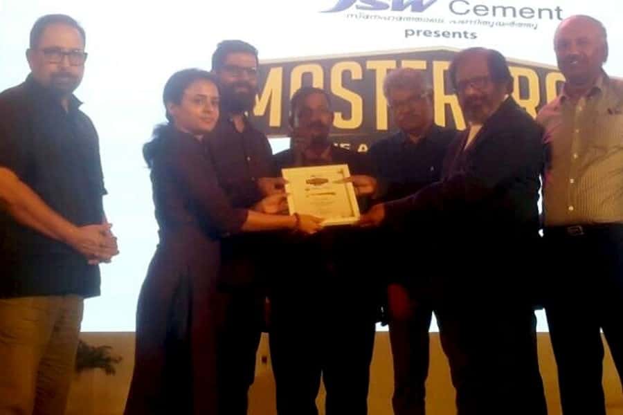LIJO.RENY.architects win the Best Architect Award and the Best Home Award at the Mathrubhumi MASTERCRAFT Season 2