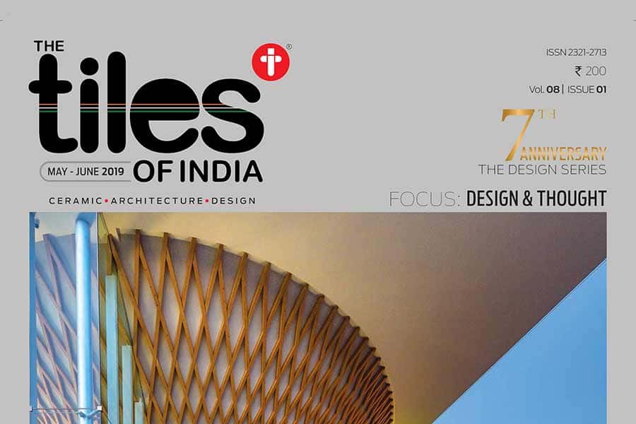 The Tiles of India Magazine (India) features ‘The Regimented House’
