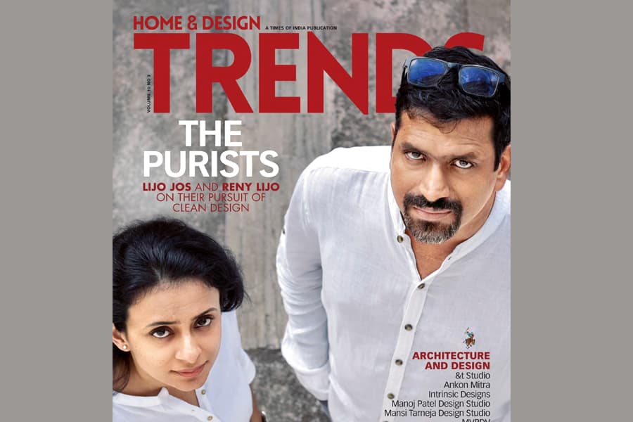 TRENDS Magazine (India) publishes a cover story on LIJO.RENY.architects