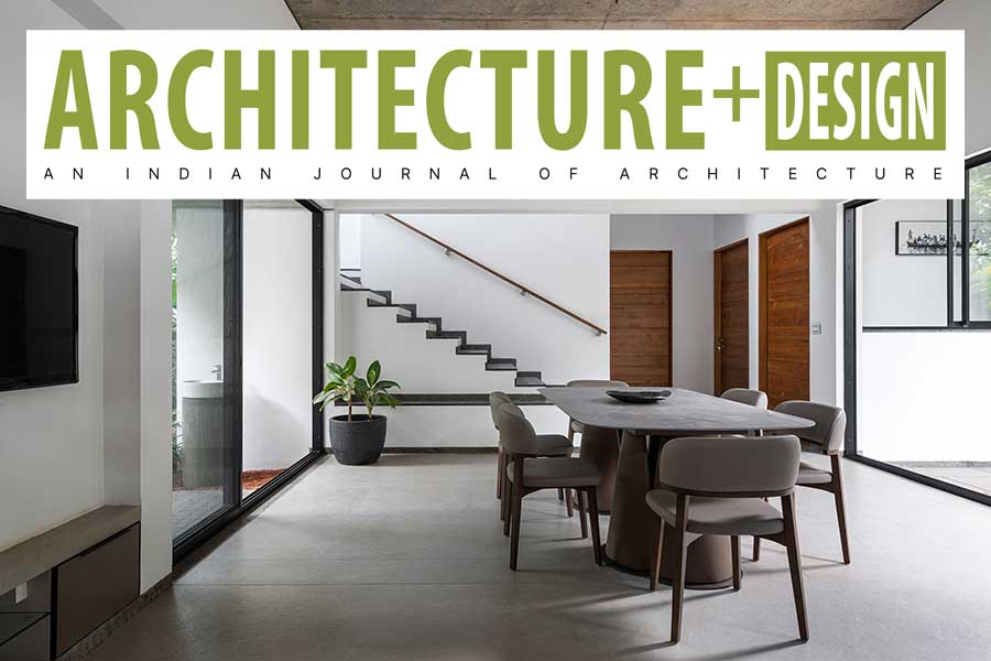 Architecture + Design Magazine (India) publishes ‘The Stoic Wall Residence’