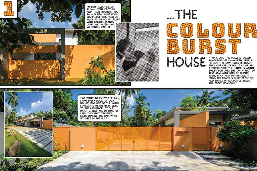 ‘The Colour Burst House’ | Presentation Sheets